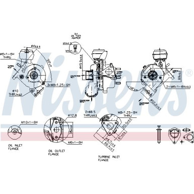 Nissens Turbolader 93200
