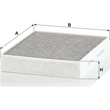 MANN-FILTER CUK 25 001 Innenraumfilter, Aktivkohlefilter MANN-FILTER CUK 25 001 Innenraumfilter, Aktivkohlefilter