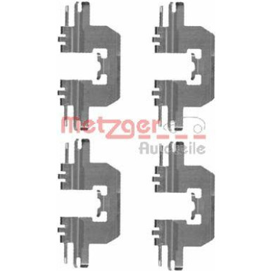 Metzger Zubehörsatz, Scheibenbremsbelag 109-1724
