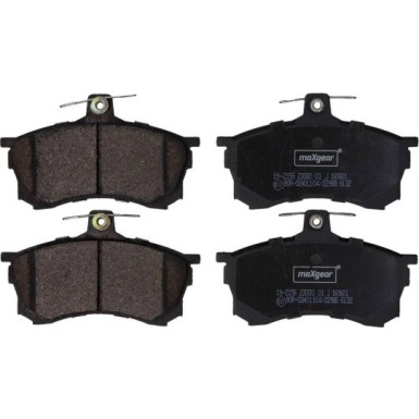 Maxgear Bremsbelagsatz, Scheibenbremse 19-2156 Maxgear Bremsbelagsatz, Scheibenbremse 19-2156
