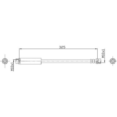 Metzger Bremsschlauch 4112320