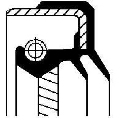 Wellendichtring, Verteilergetriebe 01034860B Wellendichtring, Verteilergetriebe 01034860B