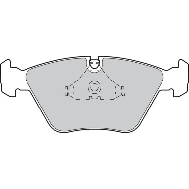 Bremsbelagsatz, Scheibenbremse 598231 Bremsbelagsatz, Scheibenbremse 598231