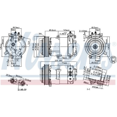 Kompressor, Klimaanlage 89569 Kompressor, Klimaanlage 89569