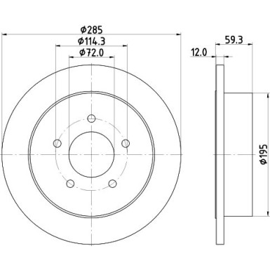 Bremsscheibe 8DD 355 118-341 Bremsscheibe 8DD 355 118-341