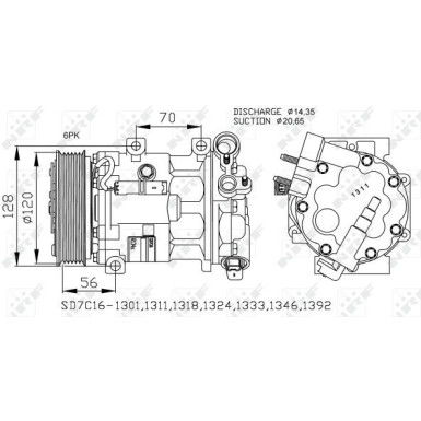 Kompressor, Klimaanlage 32682