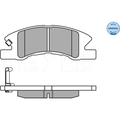 Meyle Bremsbelagsatz, Scheibenbremse MEYLE-ORIGINAL: True to OE 025 242 2914/W Meyle Bremsbelagsatz, Scheibenbremse MEYLE-ORIGINAL: True to OE 025 242 2914/W