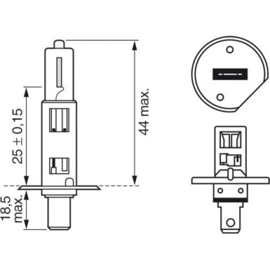 BOSCH Glühlampe, Fernscheinwerfer Longlife Daytime BL 1 987 301 051