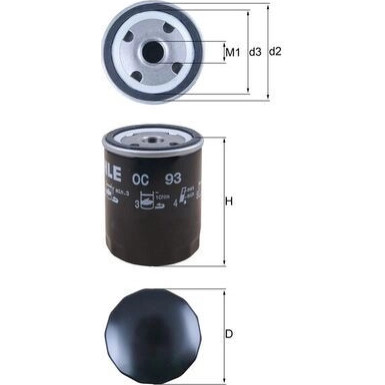 Knecht Ölfilter OC 93