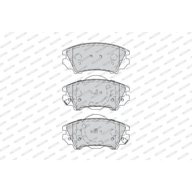 Ferodo Bremsbelagsatz, Scheibenbremse PREMIER ECO FRICTION FDB4208 Ferodo Bremsbelagsatz, Scheibenbremse PREMIER ECO FRICTION FDB4208