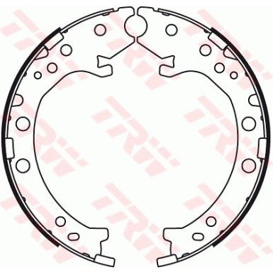 TRW Bremsbackensatz, Feststellbremse GS8789 TRW Bremsbackensatz, Feststellbremse GS8789