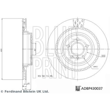 Bremsscheibe ADBP430037