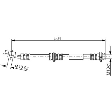 BOSCH Bremsschlauch 1 987 476 996