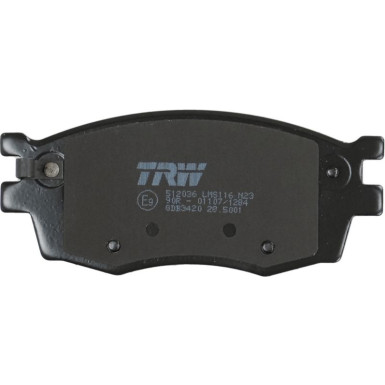 TRW Bremsbelagsatz, Scheibenbremse COTEC GDB3420 TRW Bremsbelagsatz, Scheibenbremse COTEC GDB3420