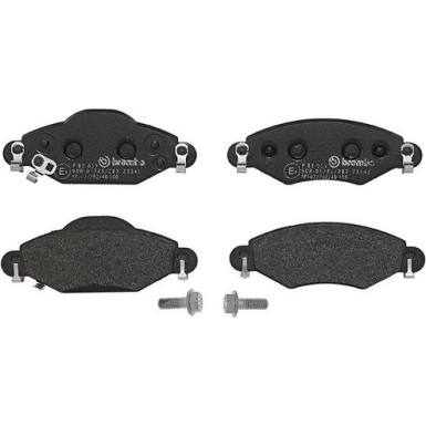 Brembo Bremsbelagsatz, Scheibenbremse PRIME LINE P 83 053 Brembo Bremsbelagsatz, Scheibenbremse PRIME LINE P 83 053