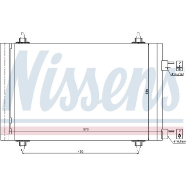 Nissens Kondensator, Klimaanlage FIRST FIT 94758 Nissens Kondensator, Klimaanlage FIRST FIT 94758