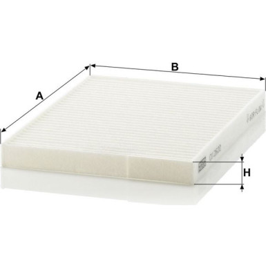 MANN-FILTER CU 2620 Innenraumfilter, Partikelfilter MANN-FILTER CU 2620 Innenraumfilter, Partikelfilter
