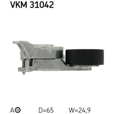 SKF Spannrolle, Keilrippenriemen VKM 31042