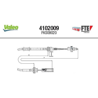 FTE Seilzug, Kupplungsbetätigung 4102009