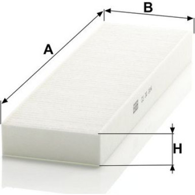 MANN-FILTER CU 30 004 Innenraumfilter, Partikelfilter MANN-FILTER CU 30 004 Innenraumfilter, Partikelfilter