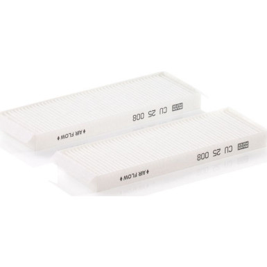 MANN-FILTER CU 25 008-2 Innenraumfilter, Partikelfilter MANN-FILTER CU 25 008-2 Innenraumfilter, Partikelfilter