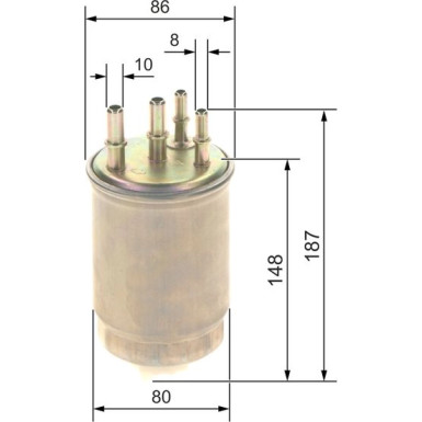 Kraftstofffilter F 026 402 244 Kraftstofffilter F 026 402 244