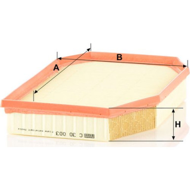 MANN-FILTER C 30 003 Luftfilter MANN-FILTER C 30 003 Luftfilter