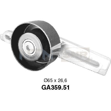 Spannrolle, Keilrippenriemen GA359.51