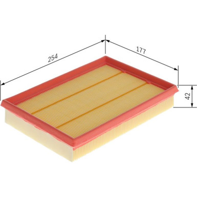 BOSCH 1 457 433 605 Luftfilter BOSCH 1 457 433 605 Luftfilter