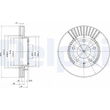 Bremsscheibe BG3232 Bremsscheibe BG3232