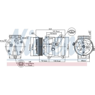 Kompressor, Klimaanlage 89217 Kompressor, Klimaanlage 89217