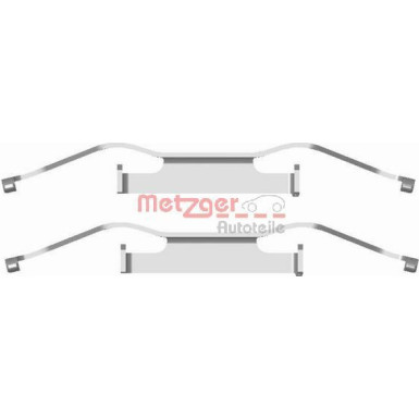 Metzger Zubehörsatz, Scheibenbremsbelag 109-1680