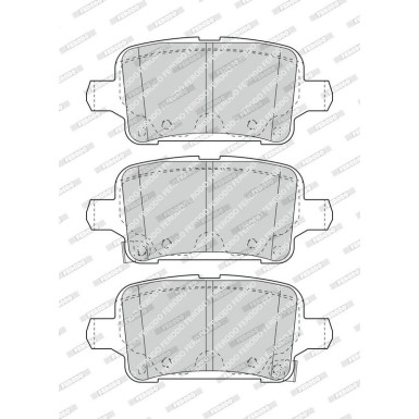 Ferodo Bremsbelagsatz, Scheibenbremse PREMIER ECO FRICTION FDB4938 Ferodo Bremsbelagsatz, Scheibenbremse PREMIER ECO FRICTION FDB4938