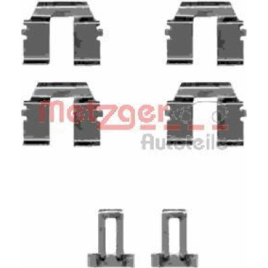 Metzger Zubehörsatz, Scheibenbremsbelag 109-1233