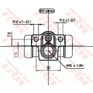 TRW Radbremszylinder BWC244