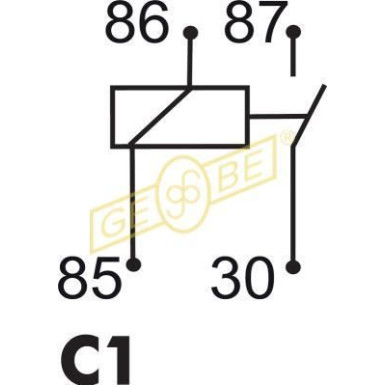 GEBE Relais, Arbeitsstrom 9 9084 1