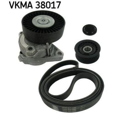 SKF Keilrippenriemensatz VKMA 38017