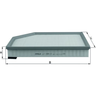 Luftfilter LX 1591/2 Luftfilter LX 1591/2