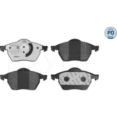 Meyle Bremsbelagsatz, Scheibenbremse MEYLE-PD: Advanced performance and design 025 216 2419/PD Meyle Bremsbelagsatz, Scheibenbremse MEYLE-PD: Advanced performance and design 025 216 2419/PD