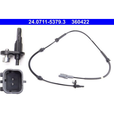Sensor, Raddrehzahl 24.0711-5379.3 Sensor, Raddrehzahl 24.0711-5379.3