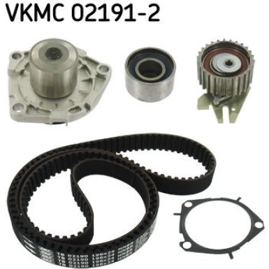 SKF Wasserpumpe + Zahnriemensatz VKMC 02191-2