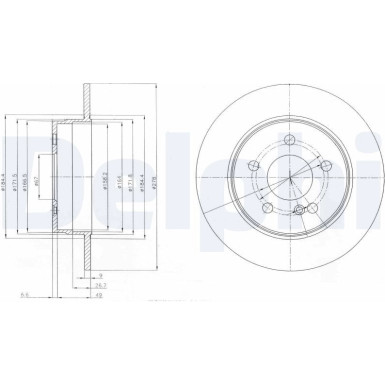 Bremsscheibe BG4152 Bremsscheibe BG4152