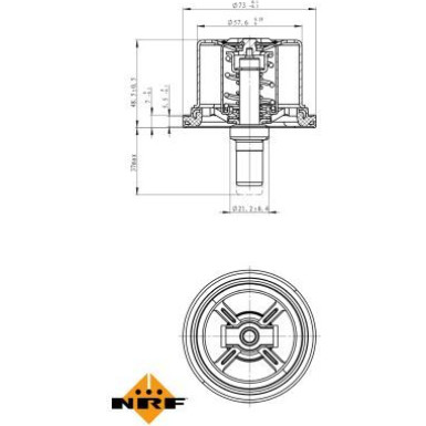 Thermostat, Kühlmittel 725099 Thermostat, Kühlmittel 725099