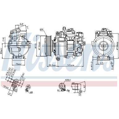 Kompressor, Klimaanlage 89384 Kompressor, Klimaanlage 89384