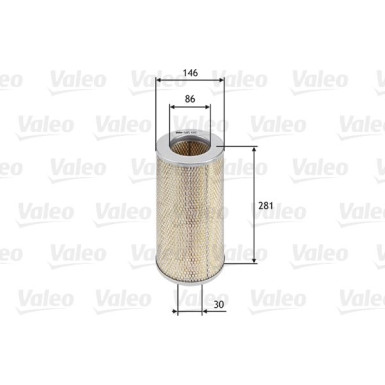 Valeo Luftfilter 585680