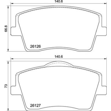 Brembo Bremsbelagsatz, Scheibenbremse PRIME LINE P 86 031 Brembo Bremsbelagsatz, Scheibenbremse PRIME LINE P 86 031