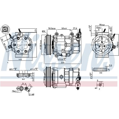 Kompressor, Klimaanlage 890041 Kompressor, Klimaanlage 890041