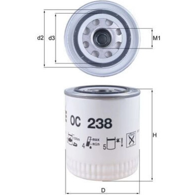 Knecht Ölfilter OC 238