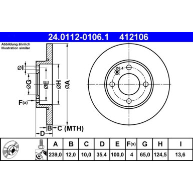 Bremsscheibe 24.0112-0106.1
