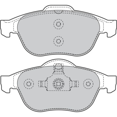 Valeo Bremsbelagsatz, Scheibenbremse 598471